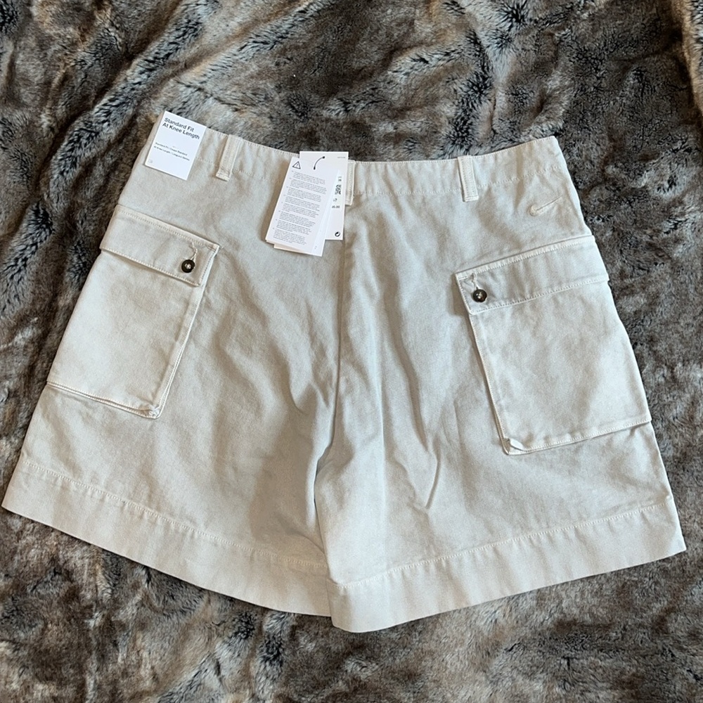 Nike Life P44 Cargo Utility Canvas Shorts FZ6571 dye Mens 36 NWT $95 - Picture 9 of 12